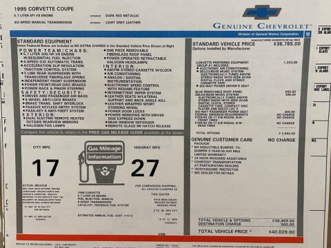 1995 Chevrolet Corvette