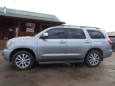 2008 Toyota Sequoia for sale at VALLEY MOTORS in Kalispell MT