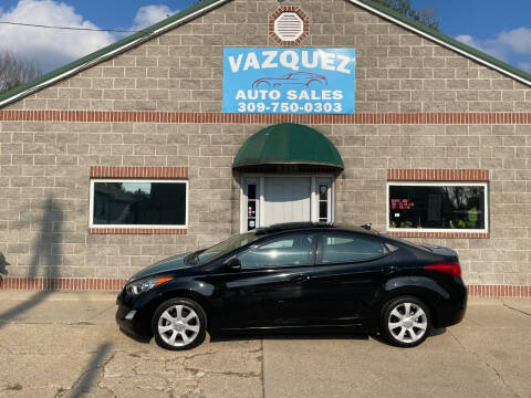 2013 Hyundai Elantra for sale at VAZQUEZ AUTO SALES in Bloomington IL