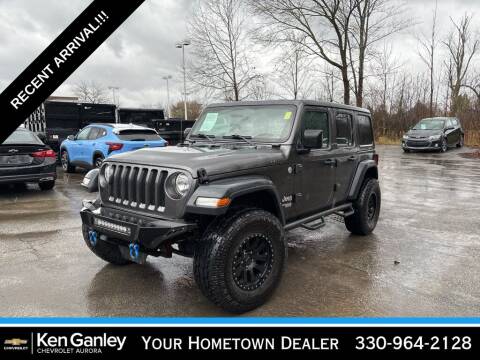 2018 Jeep Wrangler Unlimited for sale at Ganley Chevy of Aurora in Aurora OH
