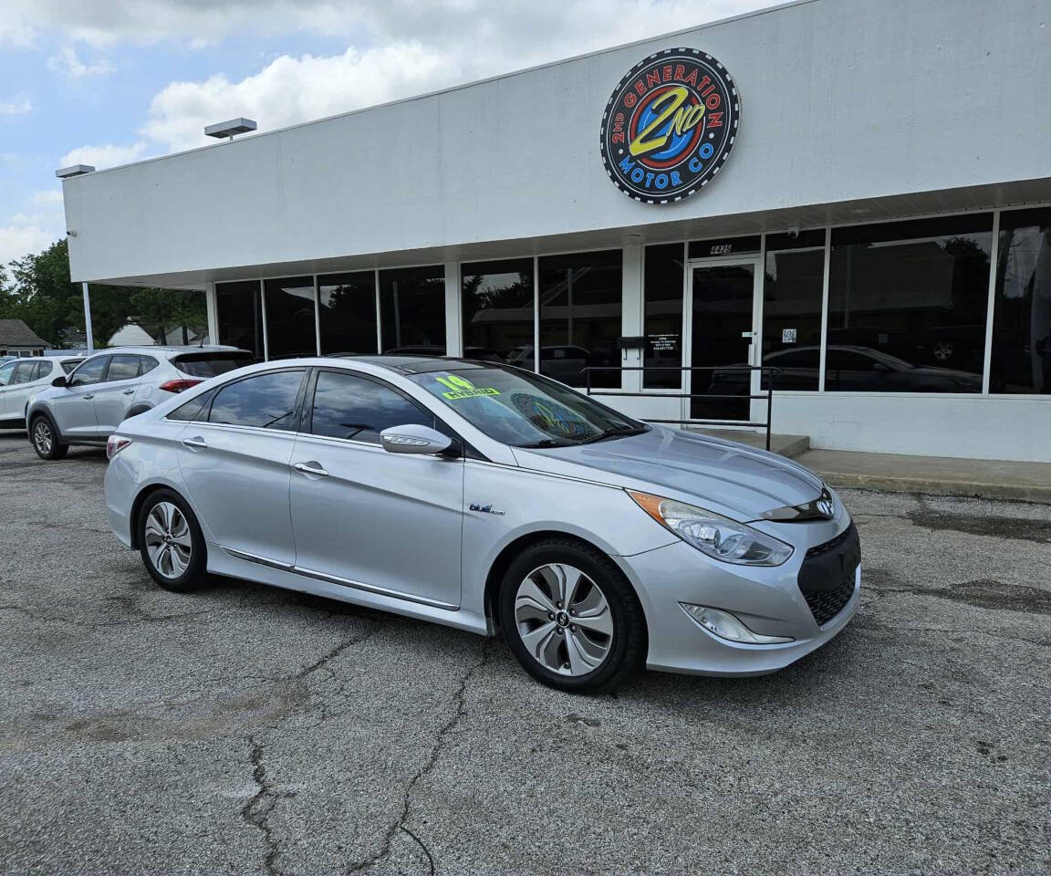 Silver 2014 Hyundai SONATA Hybrid Limited Limited 4dr Sedan 1