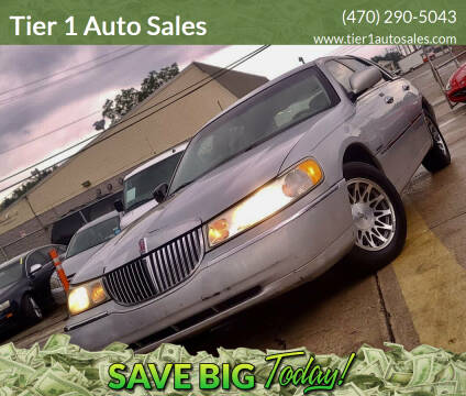 2002 Lincoln Town Car for sale at Tier 1 Auto Sales in Gainesville GA