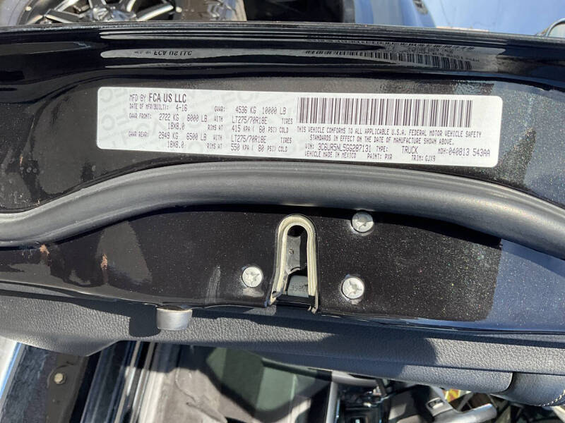 2016 RAM 2500 Laramie