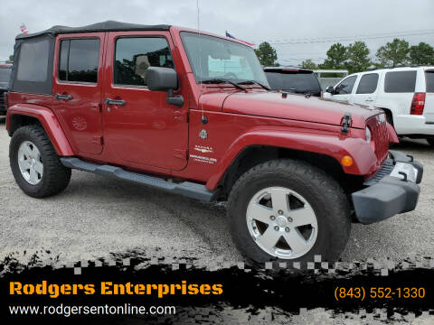 2012 Jeep Wrangler Unlimited for sale at Rodgers Enterprises in North Charleston SC