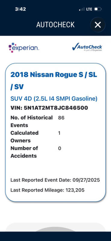 2018 Nissan Rogue SL