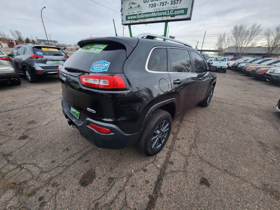 2016 Jeep Cherokee for sale at GO GREEN MOTORS in Lakewood, CO