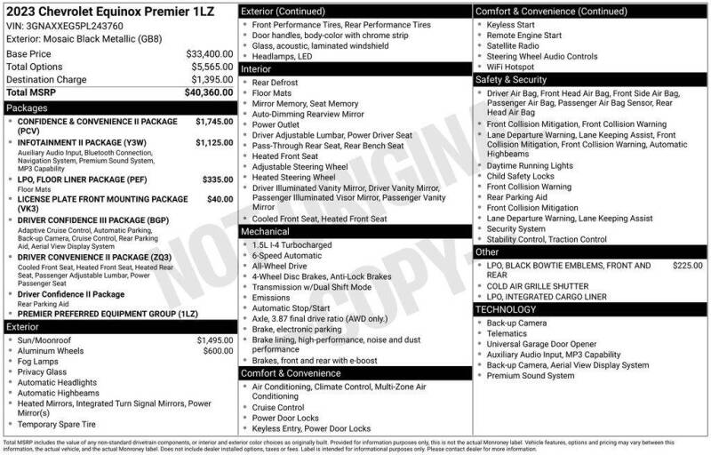 2023 Chevrolet Equinox Premier