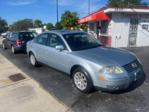 2003 Volkswagen Passat for sale at Turnpike Motors in Pompano Beach FL