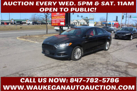 2014 Ford Fusion Hybrid for sale at Waukegan Auto Auction in Waukegan IL