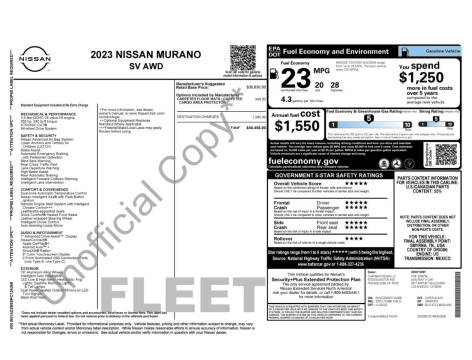 2023 Nissan Murano SV