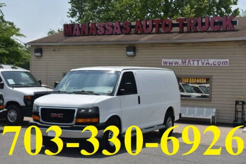 2016 GMC Savana for sale at MANASSAS AUTO TRUCK in Manassas VA