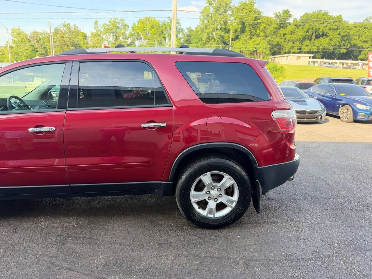 Red 2012 GMC Acadia SLE SLE 4dr SUV 2