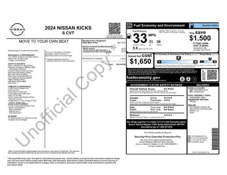 2024 Nissan Kicks S