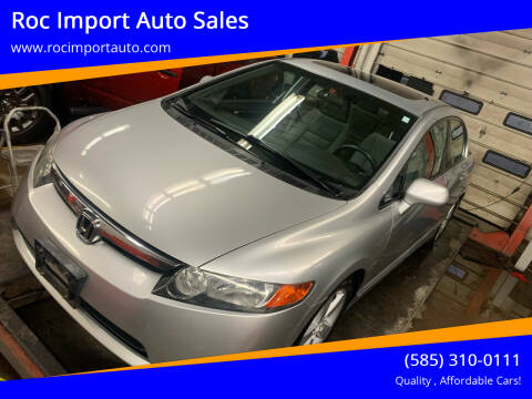 2008 Honda Civic for sale at Roc Import Auto Sales in Rochester NY