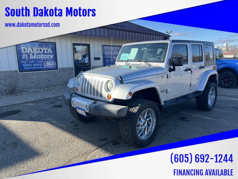 2010 Jeep Wrangler Unlimited for sale at South Dakota Motors in Brookings SD