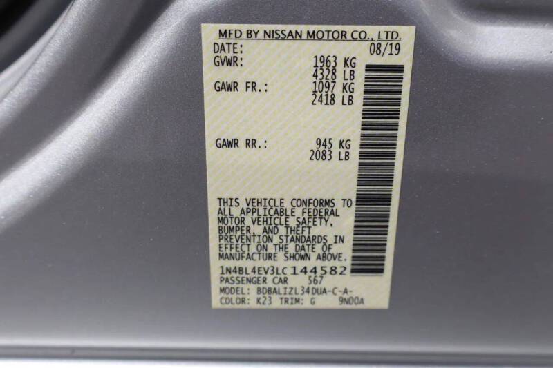 2020 Nissan Altima 2.5 SL