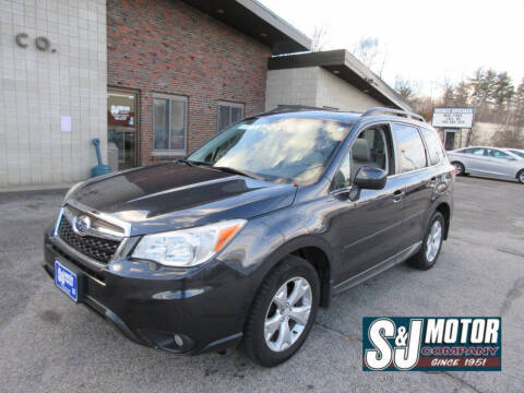 2015 Subaru Forester for sale at S & J Motor Co Inc. in Merrimack NH