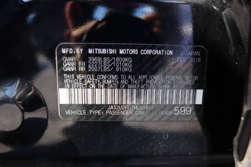 2017 Mitsubishi Lancer