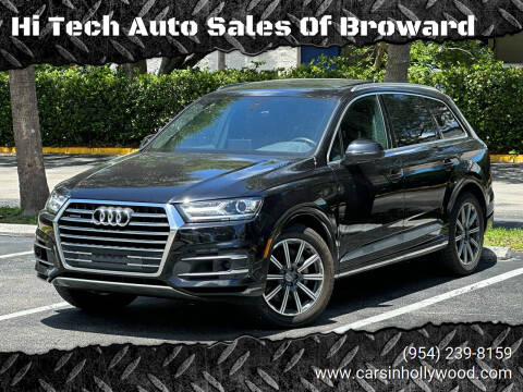 2017 Audi Q7 for sale at Hi Tech Auto Sales Of Broward in Hollywood FL