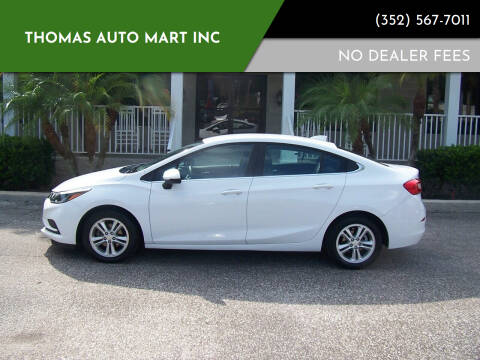 2018 Chevrolet Cruze for sale at Thomas Auto Mart Inc in Dade City FL