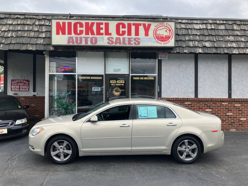 2012 Chevrolet Malibu for sale at NICKEL CITY AUTO SALES in Lockport NY