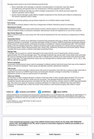 2020 Jeep Renegade Latitude