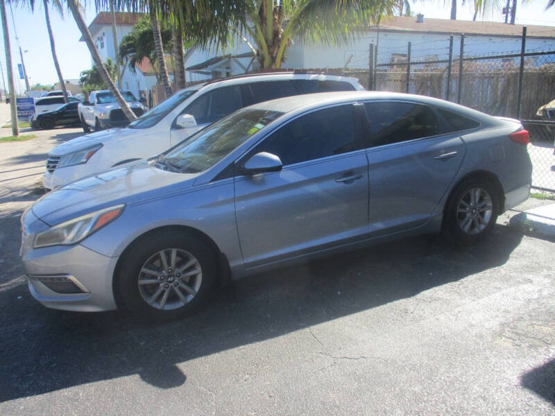 2015 Hyundai Sonata for sale at K & V AUTO SALES LLC in Hollywood FL
