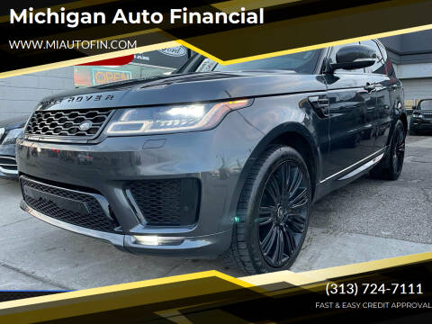 2018 Land Rover Range Rover Sport for sale at Michigan Auto Financial in Dearborn MI