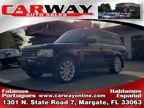 2008 Land Rover Range Rover for sale at CARWAY Auto Sales in Margate FL