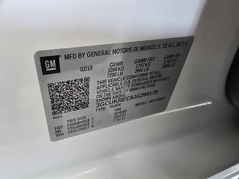 2018 Chevrolet Silverado 1500