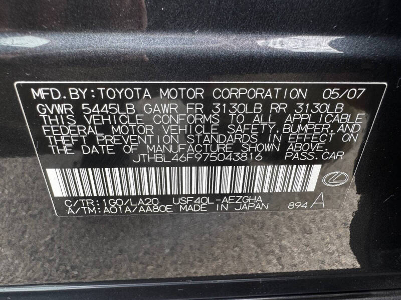 2007 Lexus LS 460