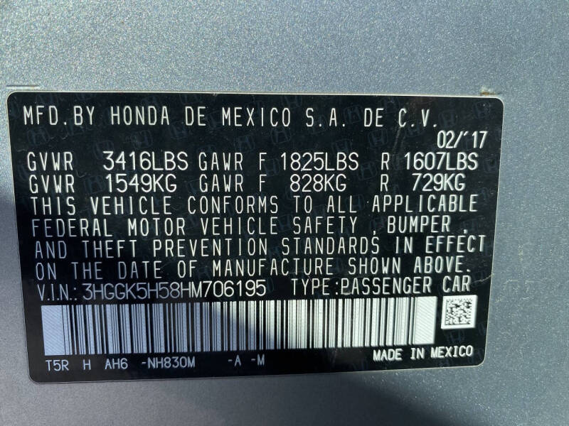 2017 Honda Fit LX
