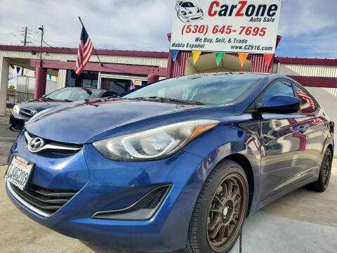 2015 Hyundai Elantra for sale at CarZone in Marysville CA