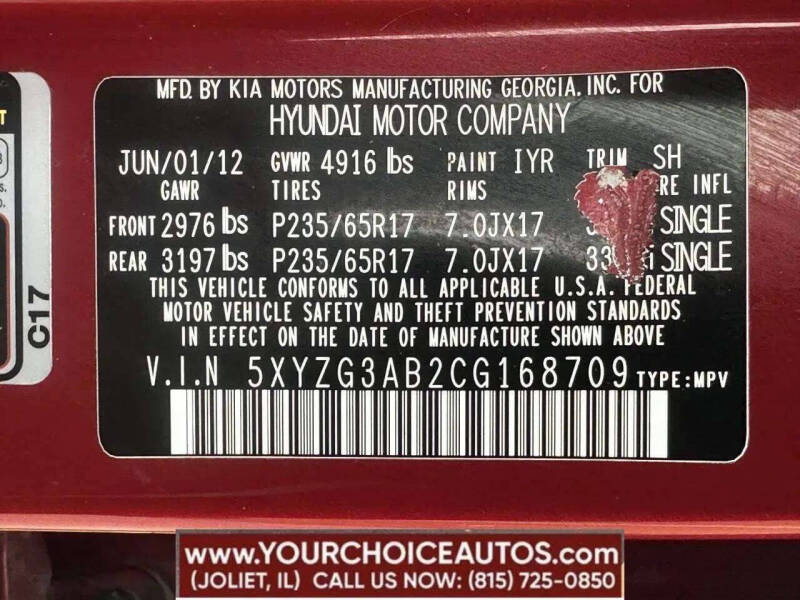 2012 Hyundai Santa Fe GLS