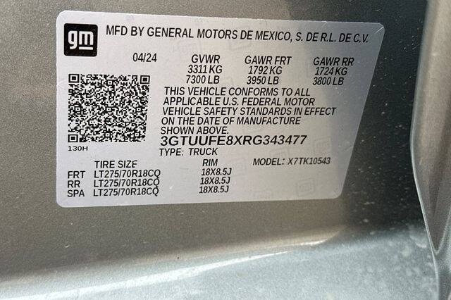 2024 GMC Sierra 1500 AT4X