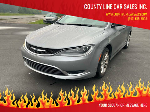 2015 Chrysler 200 for sale at County Line Car Sales Inc. in Delco NC