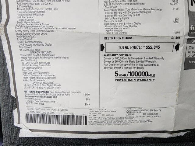 2020 RAM 2500 Tradesman