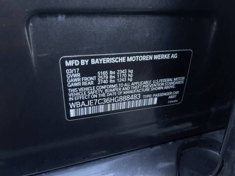 2017 BMW 5 Series 540i xDrive