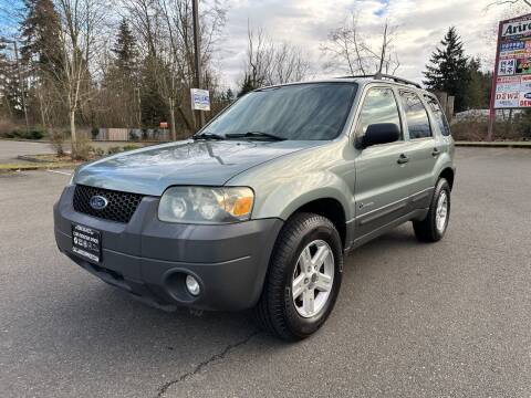 2007 Ford Escape Hybrid for sale at CAR MASTER PROS AUTO SALES in Lynnwood WA