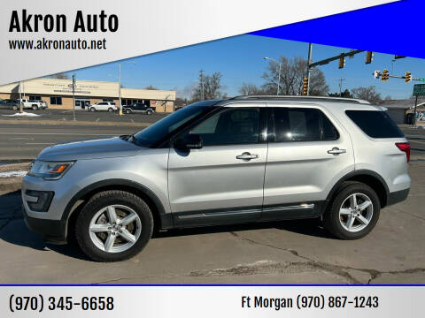 2016 Ford Explorer for sale at Akron Auto - Fort Morgan in Fort Morgan CO