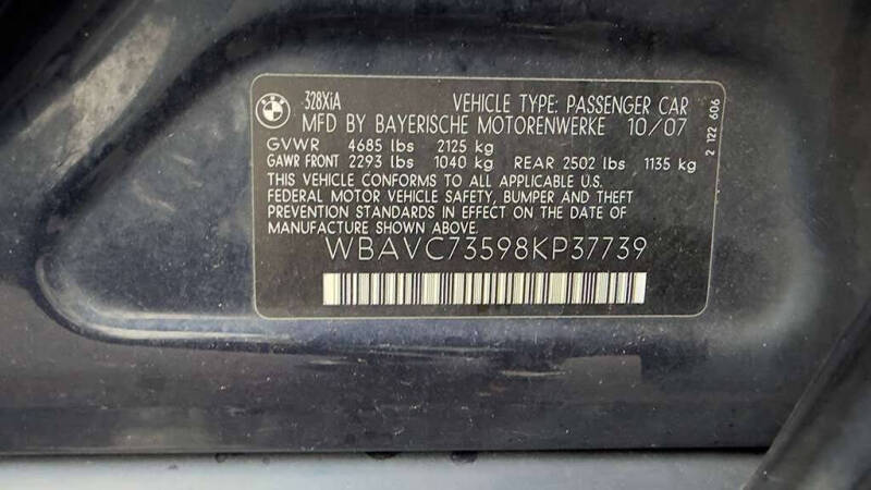 2008 BMW 3 Series 328xi