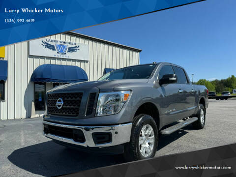 2019 Nissan Titan for sale at Larry Whicker Motors in Kernersville NC