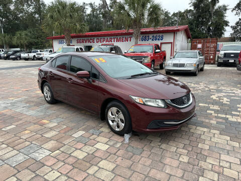 2015 Honda Civic for sale at Affordable Auto Motors in Jacksonville FL