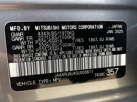 2025 Mitsubishi Outlander Sport SE