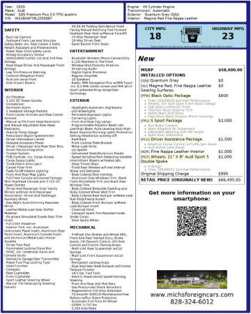 2020 Audi SQ5 3.0T quattro Premium Plus