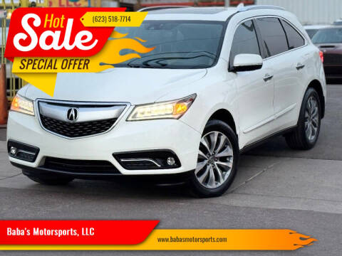 2014 Acura MDX for sale at Baba's Motorsports, LLC in Phoenix AZ