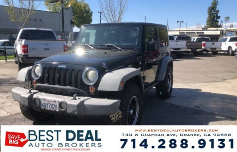 2010 Jeep Wrangler for sale at Best Deal Auto Brokers in Orange CA