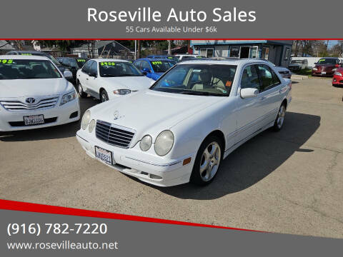 2001 Mercedes-Benz E-Class for sale at Roseville Auto Sales in Roseville CA