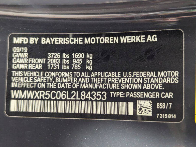 2020 MINI Hardtop 2 Door Cooper S