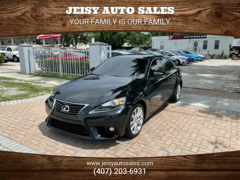 2015 Lexus IS 250 for sale at JEISY AUTO SALES in Orlando FL